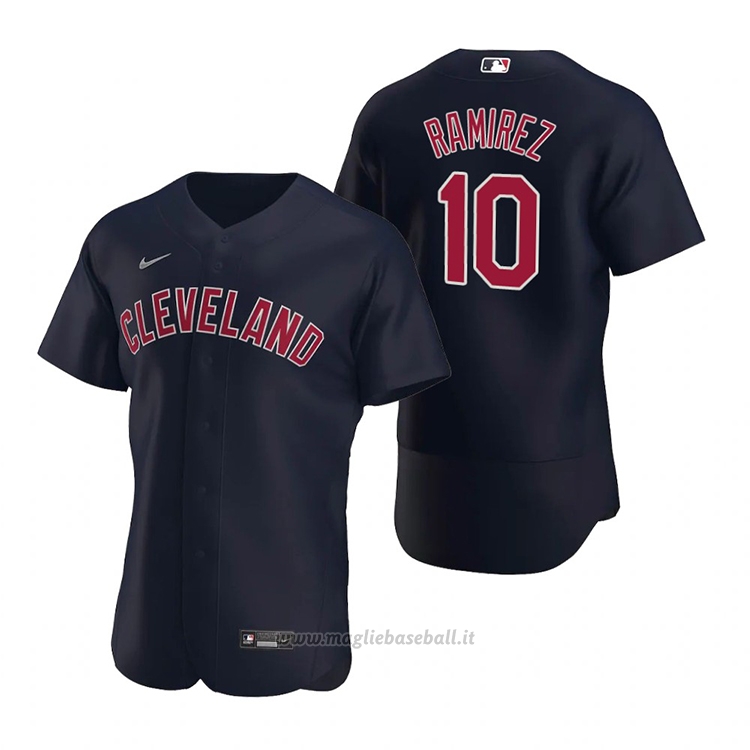 Maglia Baseball Uomo Cleveland Indians Harold Ramirez Autentico Alternato Blu